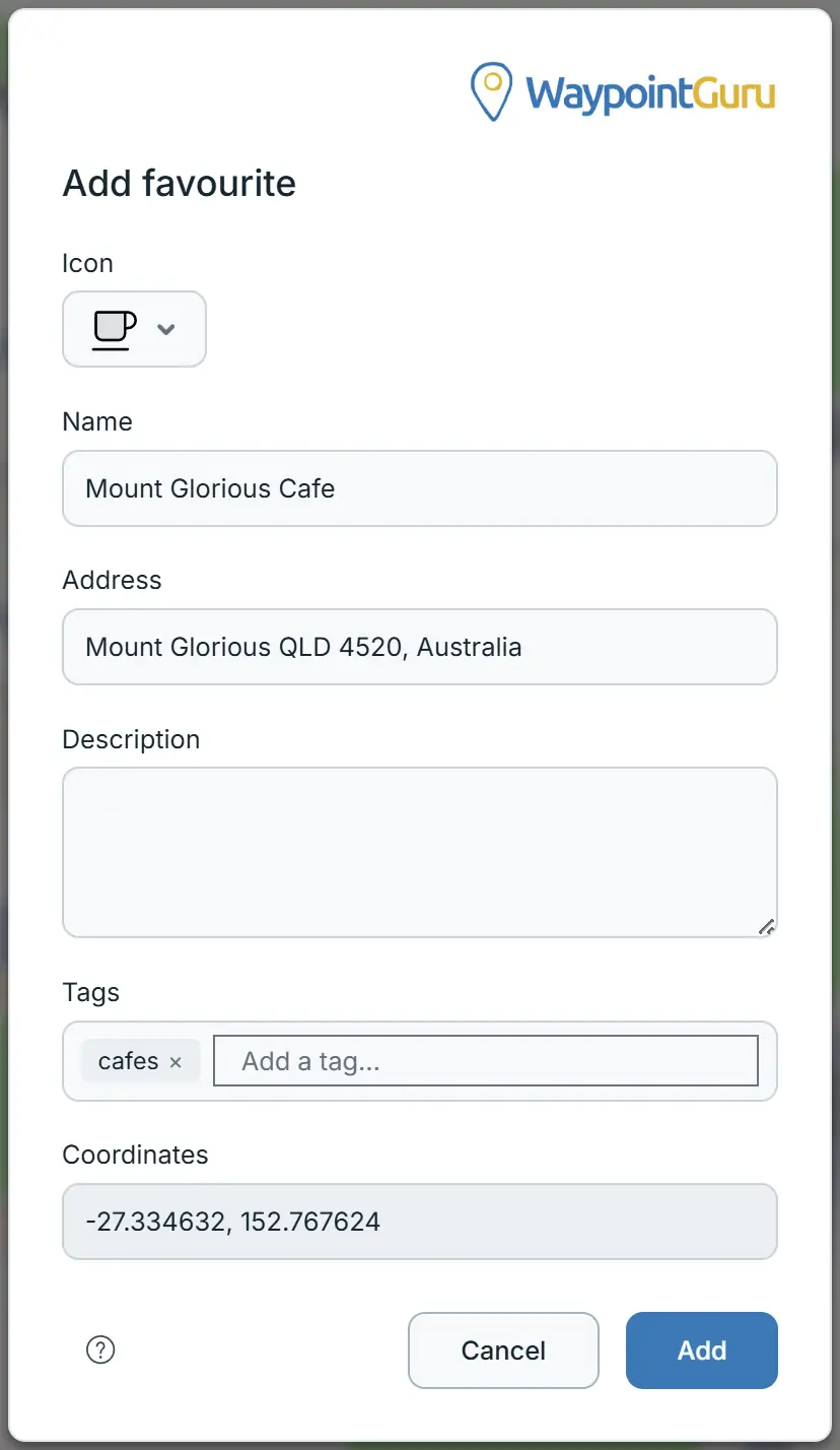 Main menu